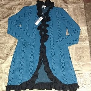 Womens long blouse sweater